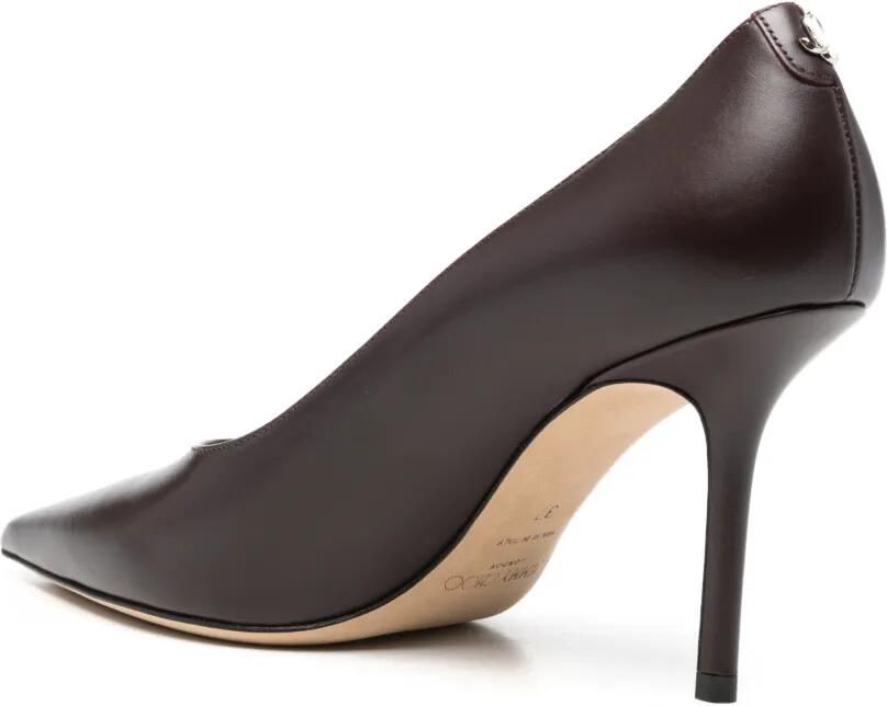 Jimmy Choo Love 85 leren pumps Bruin - Foto 3