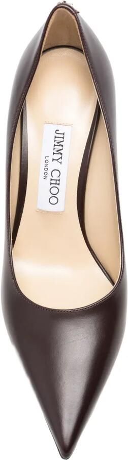 Jimmy Choo Love 85 leren pumps Bruin - Foto 4