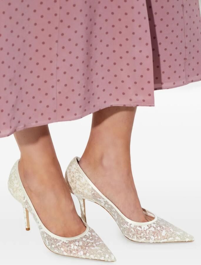 Jimmy Choo Love 85 pumps met hak Wit - Foto 2