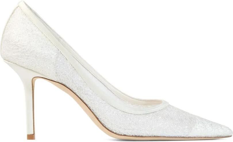 Jimmy Choo Love 85 pumps met puntige neus Beige