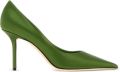 Jimmy Choo Love 85 satijnen pumps Groen - Groen
