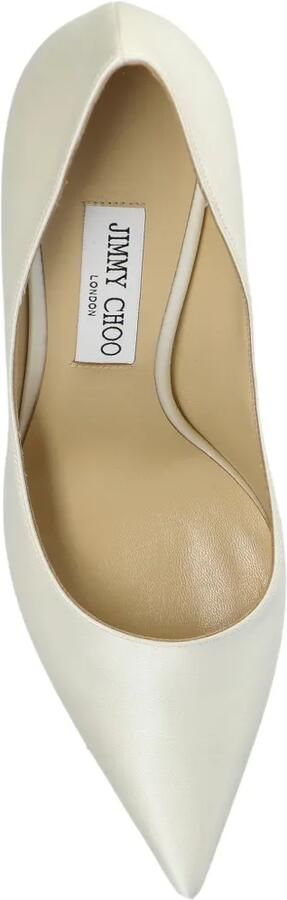 Jimmy Choo Love 85 satijnen pumps Wit - Foto 5