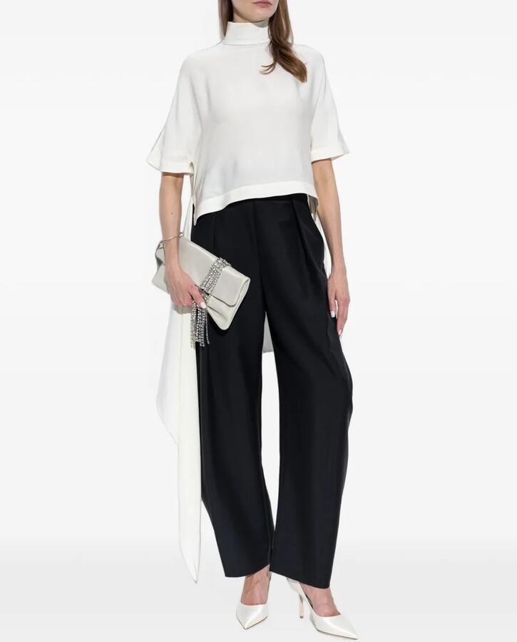 Jimmy Choo Love 85 satijnen pumps Wit - Foto 2