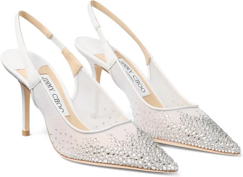 Jimmy Choo Love 85 slingback pumps Wit - Foto 4