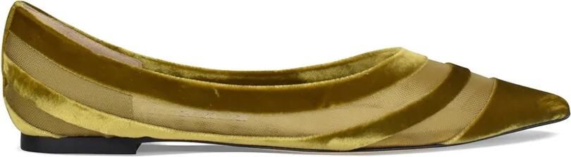 Jimmy Choo Love ballerina's Groen