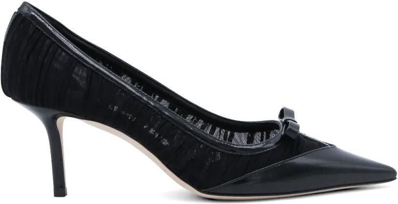 Jimmy Choo Love Mesh pumps verfraaid met strik Zwart