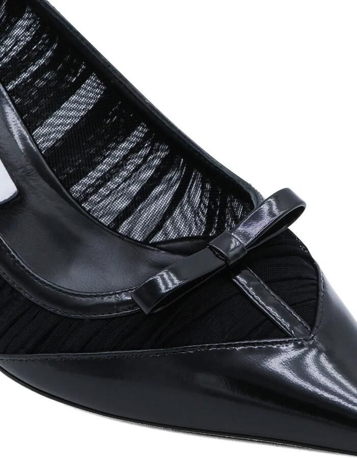 Jimmy Choo Love Mesh pumps verfraaid met strik Zwart - Foto 2