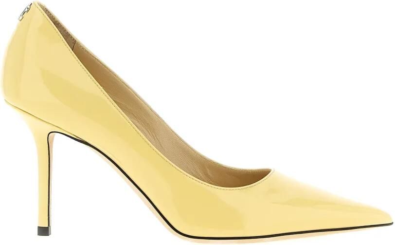 Jimmy Choo Love pumps met puntige neus Geel