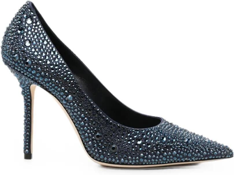 Jimmy Choo Love pumps verfraaid met kristallen Blauw