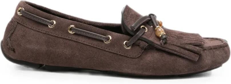 Jimmy Choo Manon F loafers met franje Bruin