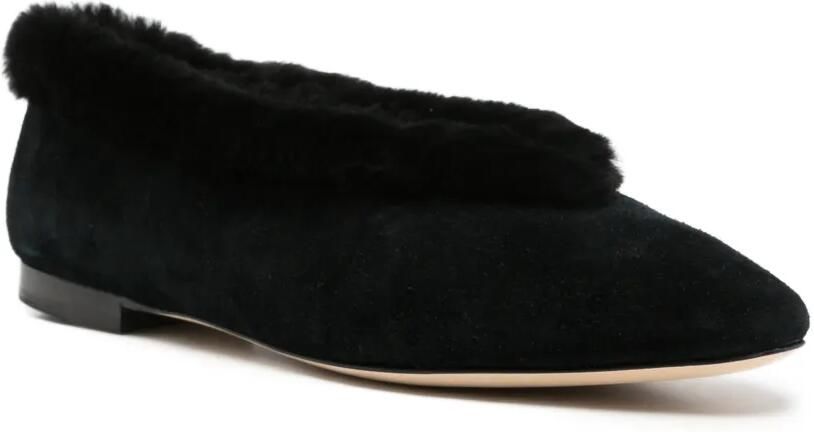 Jimmy Choo Margot lammy ballerina's Zwart - Foto 2