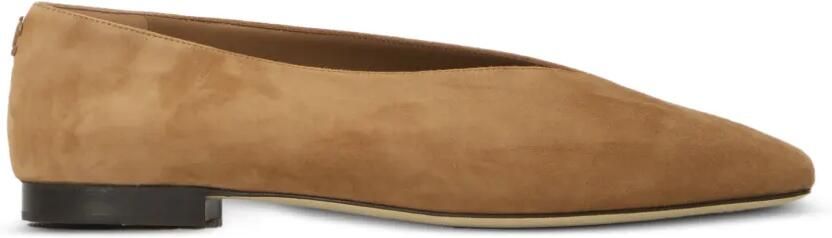 Jimmy Choo Margot suède ballerina's Beige