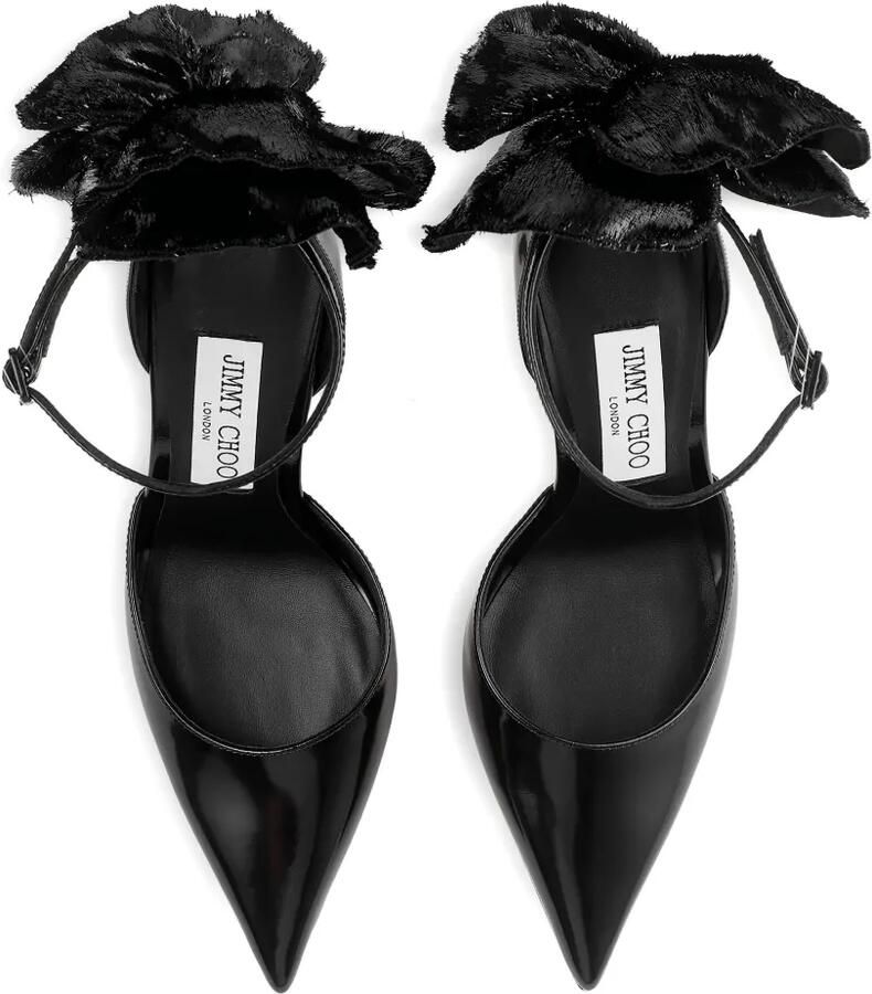 Jimmy Choo Marja 100 pumps met enkelbandje en strik Zwart - Foto 2