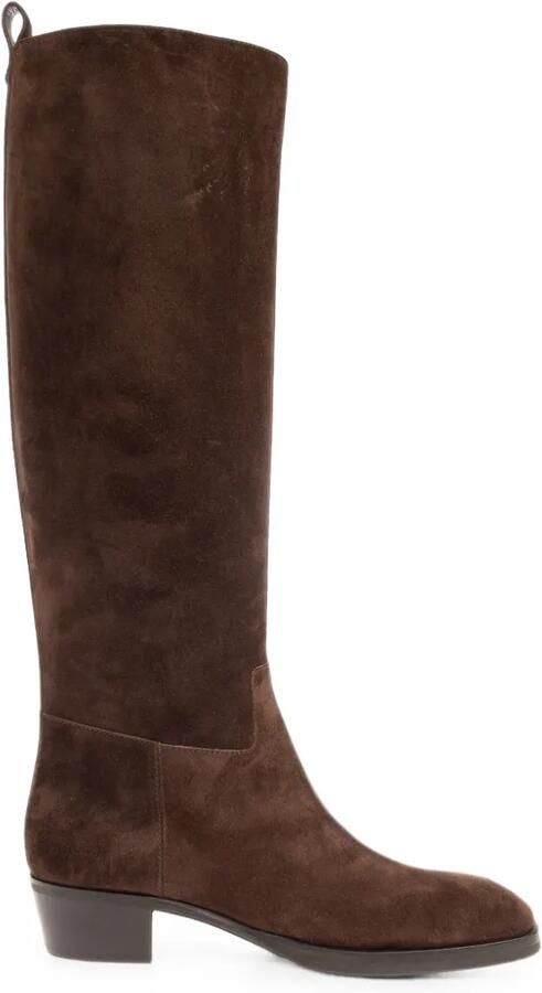 Jimmy Choo Mave suède laarzen Bruin