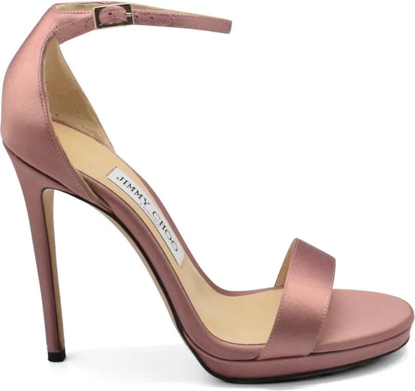 Jimmy Choo Misty sandalen met plateauzool Roze