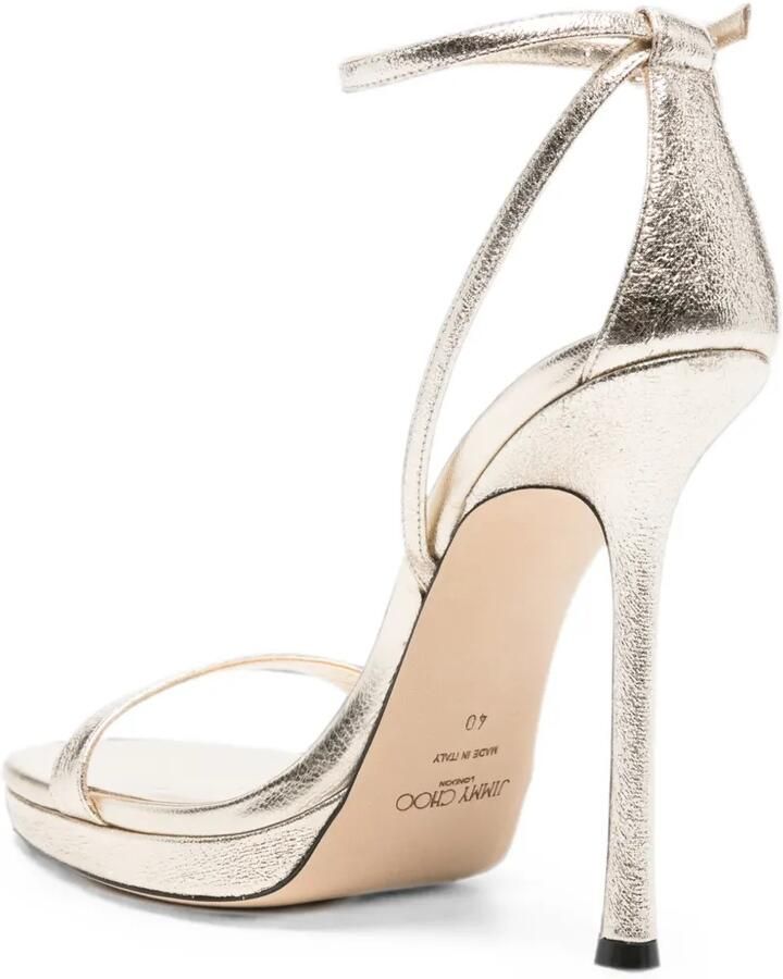 Jimmy Choo Moza 120 sneakers met plateauzool Goud - Foto 2
