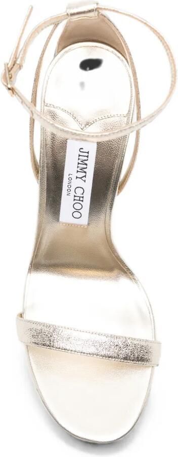 Jimmy Choo Moza 120 sneakers met plateauzool Goud - Foto 4