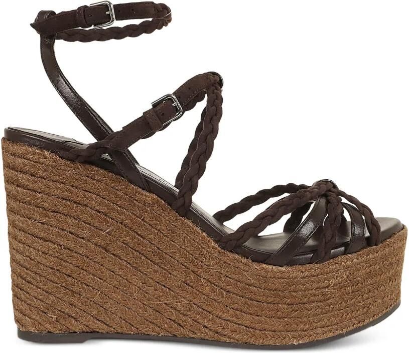Jimmy Choo Nyra sandalen met plateauzool Bruin