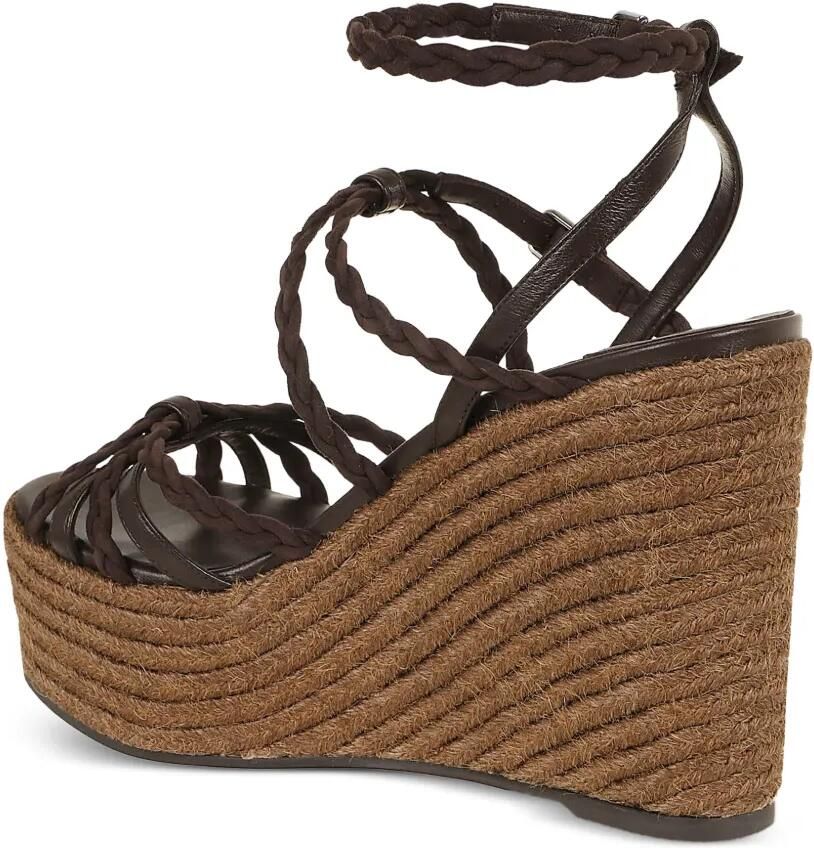 Jimmy Choo Nyra sandalen met plateauzool Bruin - Foto 2