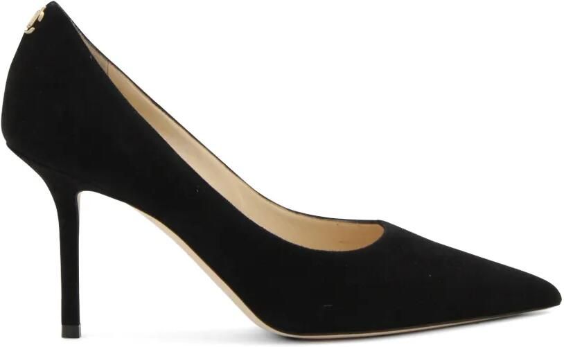 Jimmy Choo Pumps met puntige neus en logo Zwart - Foto 1