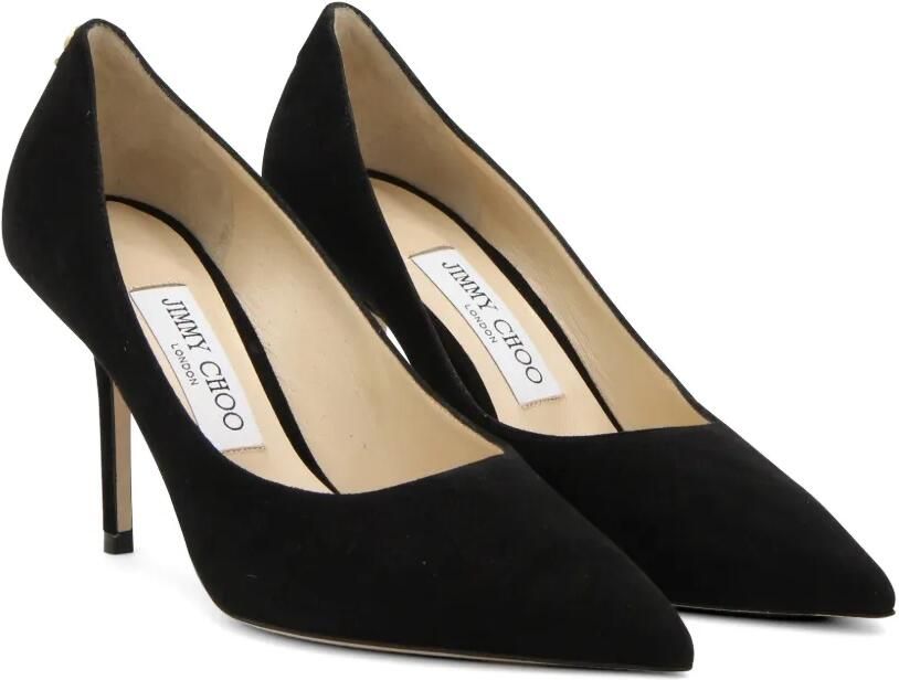 Jimmy Choo Pumps met puntige neus en logo Zwart - Foto 4
