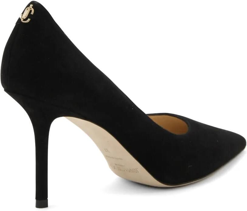 Jimmy Choo Pumps met puntige neus en logo Zwart - Foto 3