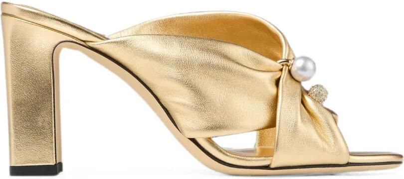 Jimmy Choo Rafi 85 sandalen Goud