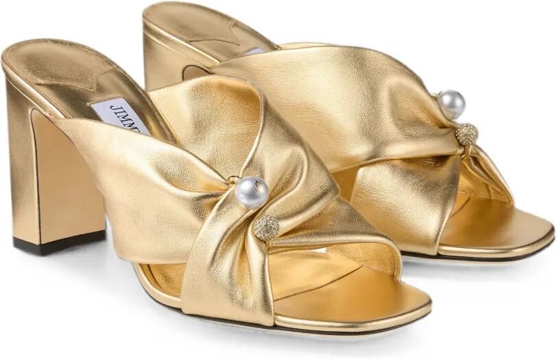 Jimmy Choo Rafi 85 sandalen Goud - Foto 4