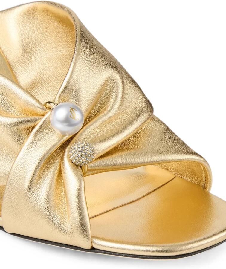 Jimmy Choo Rafi 85 sandalen Goud - Foto 2