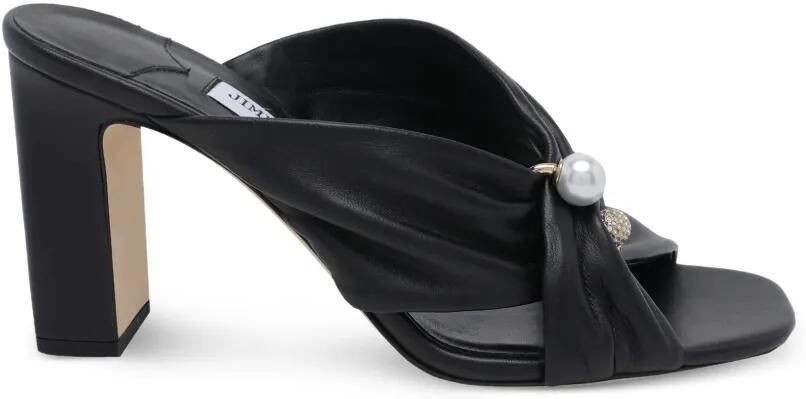 Jimmy Choo Rafi leren sandalen Zwart