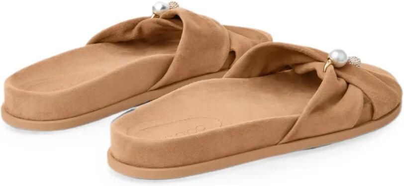 Jimmy Choo Rafi platte sandalen Beige - Foto 4