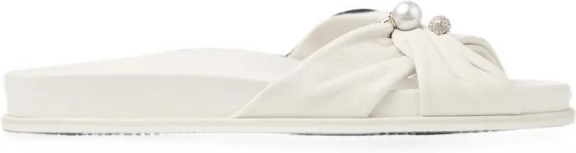 Jimmy Choo Rafi platte sandalen Wit