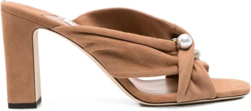 Jimmy Choo Rafi sandalen met hak Bruin
