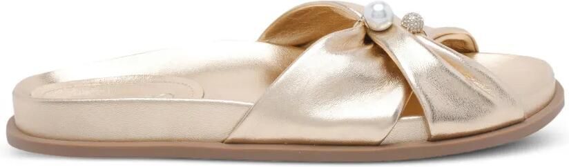 Jimmy Choo Rafi sandalen met parel Goud