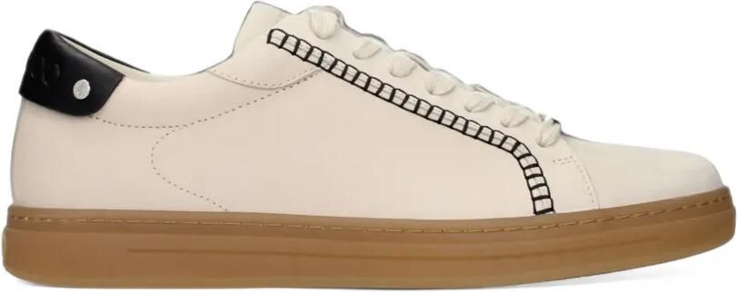 Jimmy Choo Rome whipstitch leather sneakers Beige