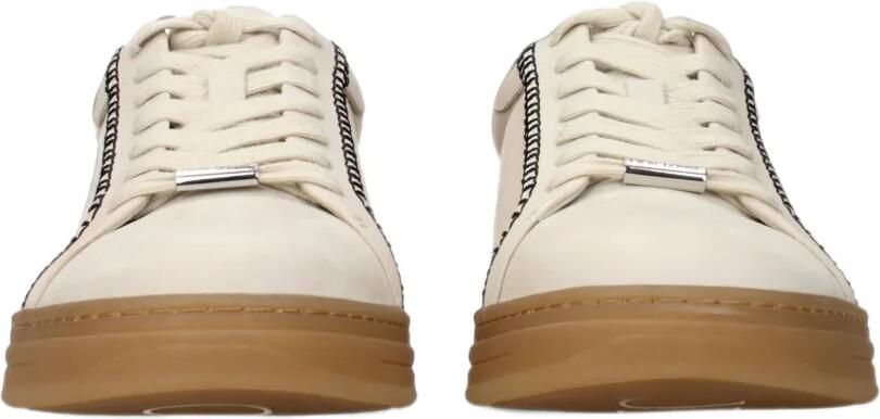 Jimmy Choo Rome whipstitch leather sneakers Beige - Foto 2