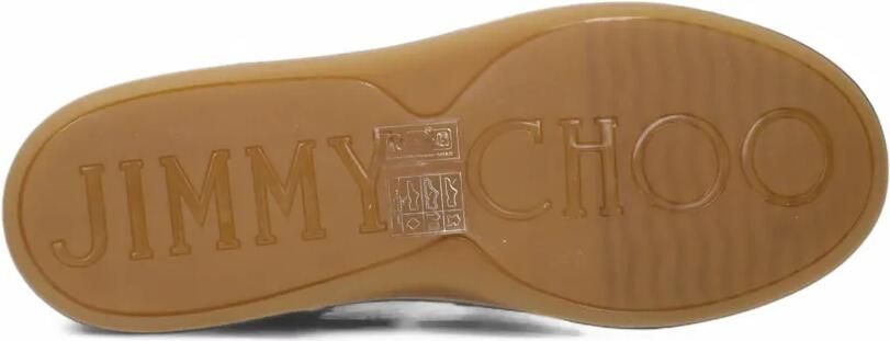 Jimmy Choo Rome whipstitch leather sneakers Beige - Foto 4