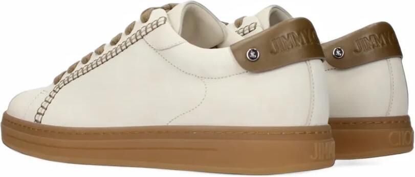 Jimmy Choo Rome whipstitch-trim sneakers Beige - Foto 3