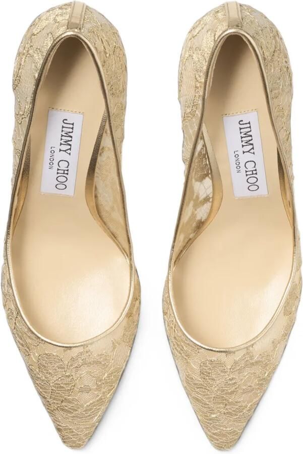Jimmy Choo Romy 85 pumps Goud - Foto 3