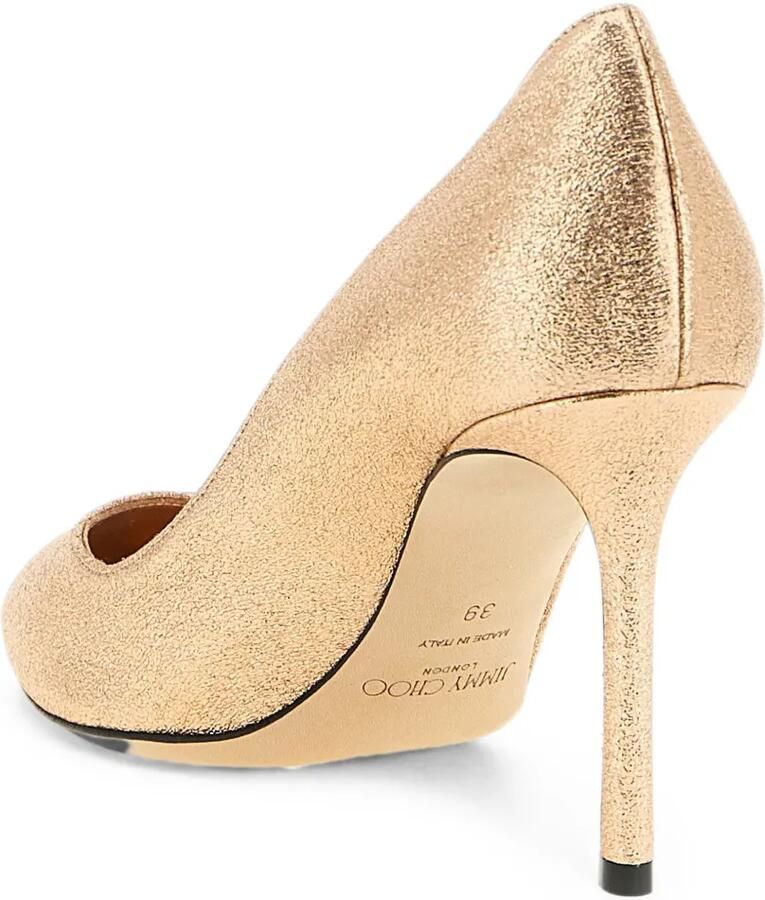 Jimmy Choo Romy 85 pumps met glitter-effect Goud - Foto 2
