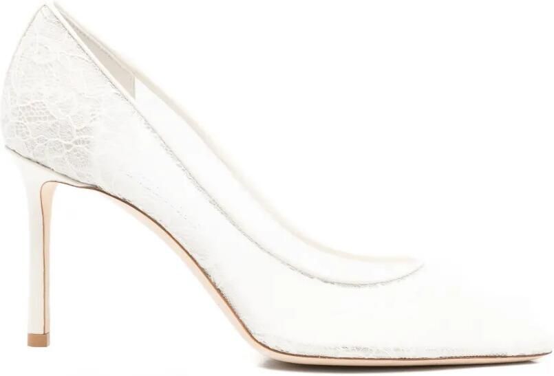 Jimmy Choo Romy pumps met puntige neus Wit - Foto 1