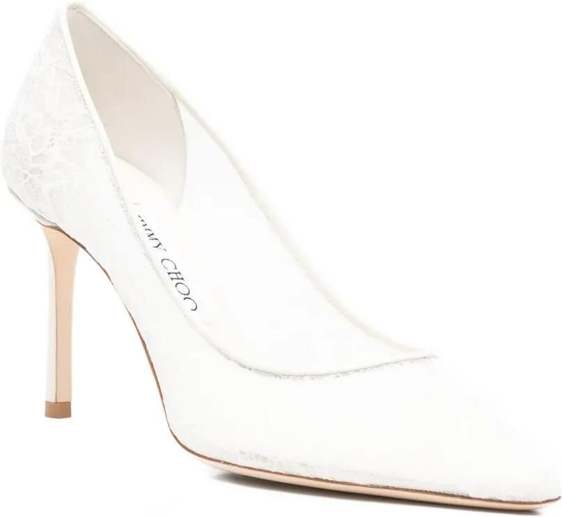 Jimmy Choo Romy pumps met puntige neus Wit - Foto 2