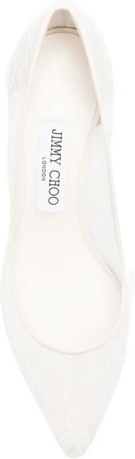 Jimmy Choo Romy pumps met puntige neus Wit - Foto 4