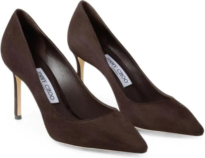 Jimmy Choo Romy suède pumps Bruin - Foto 2