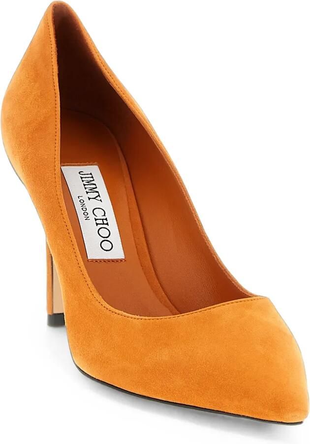Jimmy Choo Romy suède pumps Oranje - Foto 3