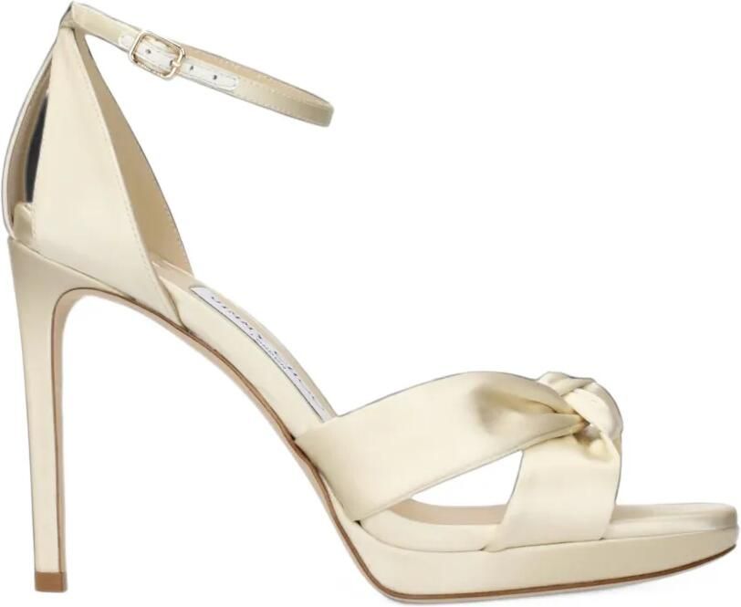 Jimmy Choo Rosie knot-detail platform sandals Beige