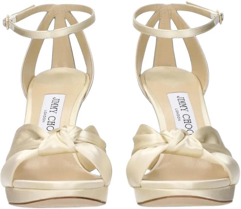 Jimmy Choo Rosie knot-detail platform sandals Beige - Foto 3