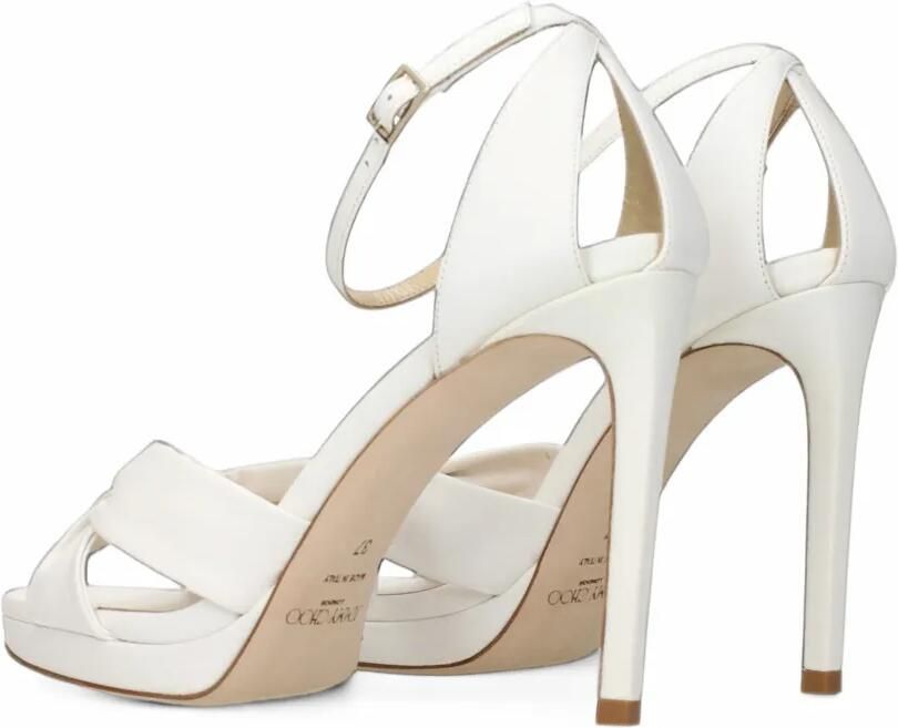 Jimmy Choo Rosie knot-detail platform sandals Wit - Foto 4