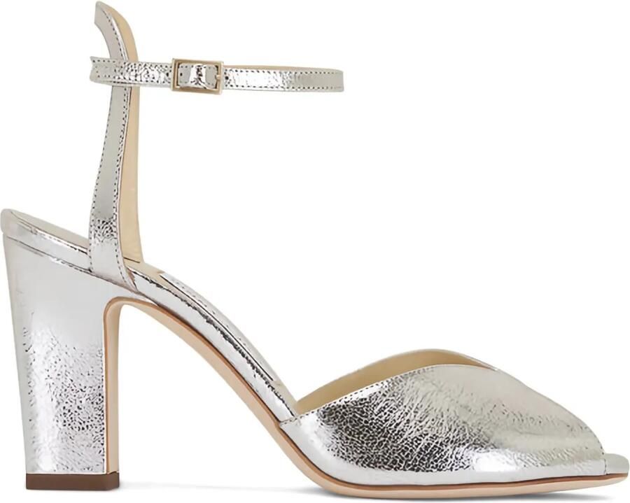 Jimmy Choo Sacaria sandalen met enkelbandje en hak Goud