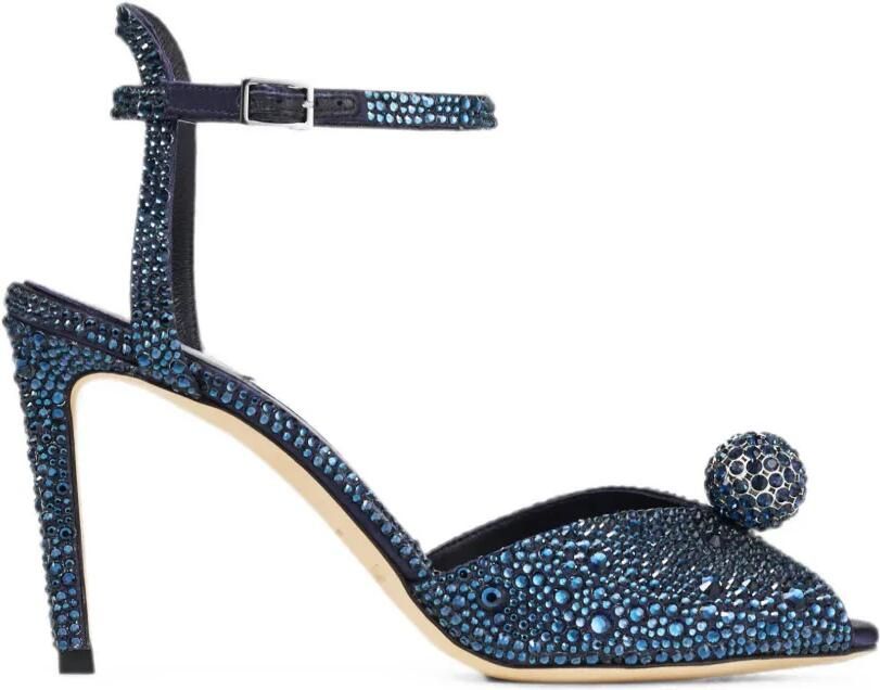 Jimmy Choo Sacora 85 sandalen Blauw